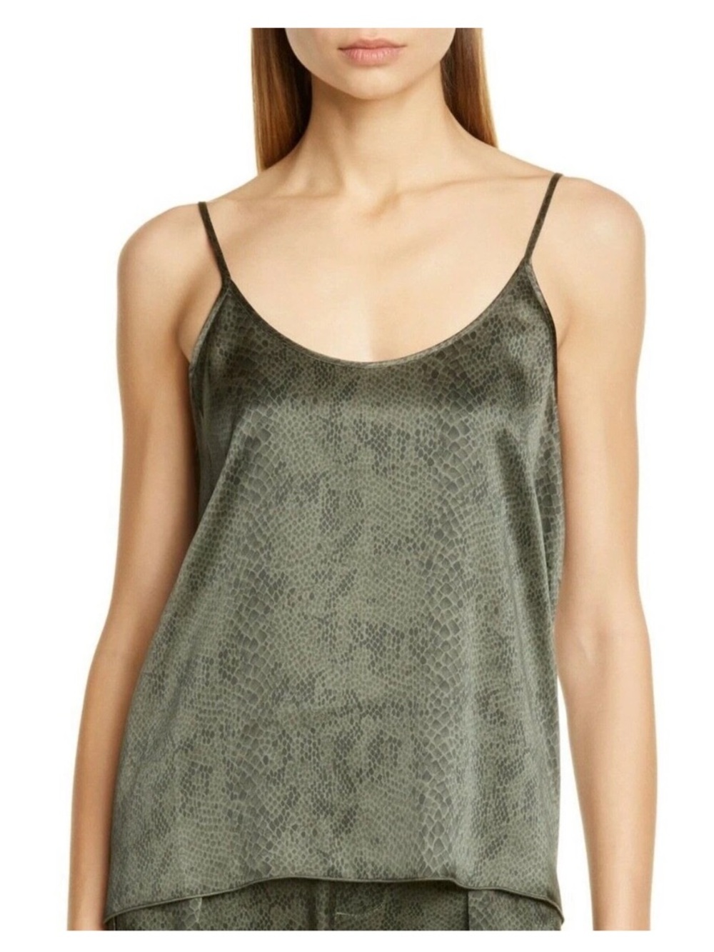 ATM Anthony Thomas Melillo Silk Snake Print Cami Tank Top | Size M